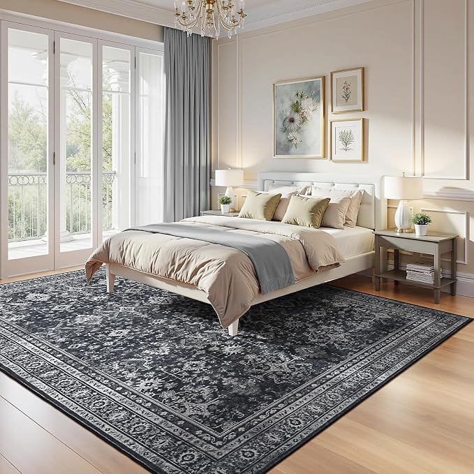 Lofus 9x12 Area Rug for Living Room, Soft Boho Carpets for Bedroom Dining Room - Image 2