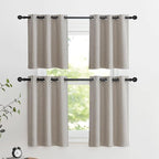 NICETOWN Valances for Bedroom, Farmhouse Windows Blackout Thermal Insulated - Image 7
