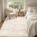 3x5 Area Rugs Living Room Rug: Washable Vintage Boho Rug No Slip Stain - Image 2