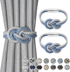 NICEEC 2 Pack Mini Magnetic Curtain Tiebacks Nordic Simple Style Drape Tie by NICEEC