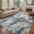 4x6 Ft Shag Rugs for Bedroom Living Room, Tie-Dyed Ultra Soft Fluffy Furry Area by Cuzwlovita