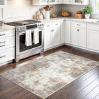 IOHOUZE Abstract Area Rug 3x5 Ft Washable Rugs - Image 2