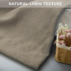 Pitalk 102 Inch Long Curtains Back Tab Linen Curtains - Image 7