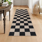 Lahome Colette Checkered Easy Jute Runner Rug, 2x6 Kitchen Runner Rug Non Slip - Image 6