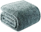 Exclusivo Mezcla Plush Fuzzy Fleece Throw Blanket Extra Large, Super Soft - Image 5