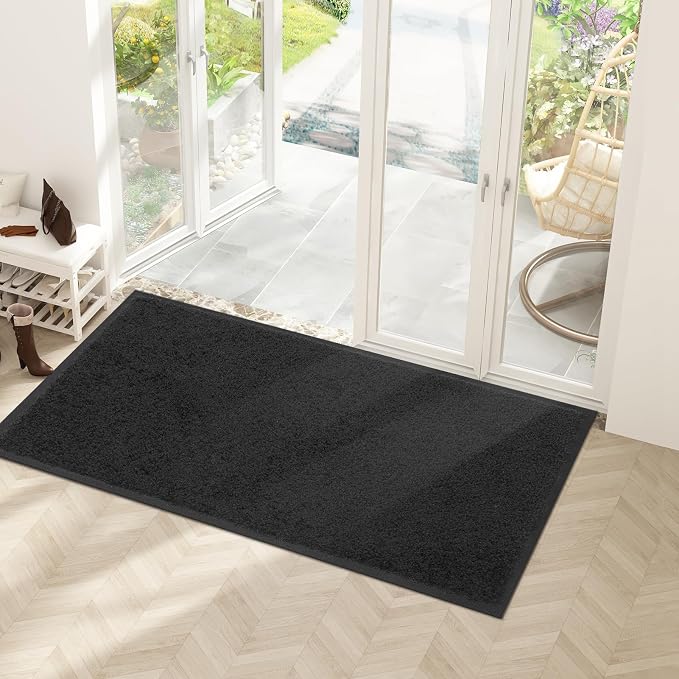 Mibao Dirt Trapper Door Mat for Indoor Outdoor, Waterproof All-Season, - Image 2