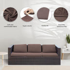 8Pcs Stretch Patio Cushion Covers, Outdoor Couch Covers Replacement, Outdoor - Image 3