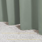 NICETOWN Sage Green 80 inch Doorway Curtains, Thermal Drapes Grommet Privacy - Image 6