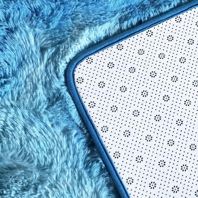 Deerhoo Large Shag Area Rugs 8 x 10, Tie-Dyed Plush Fuzzy Rugs - Image 5