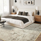 Toneed Abstract Area Rug Modern Washable Rug Soft Non Slip Rug Low Pile - Image 3