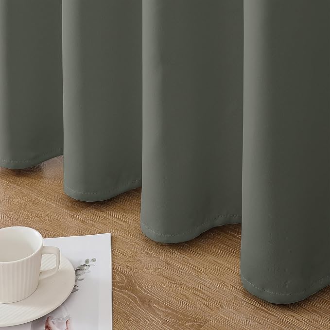 Joydeco Blackout Curtains 90 Inch Length 2 Panels Set, Thermal Insulated Long - Image 5