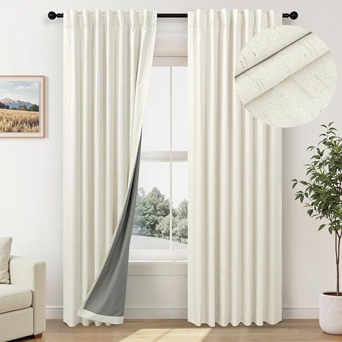 Room Darkening Curtains 63 Inches Long Small Bay Window Dining Room Curtains by Pitalk