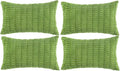 Fancy Homi 4 Packs Boho Lime Green Decorative Throw Pillow Covers 12x20 Inch by Fancy+Homi