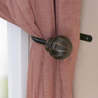 Decopolitan Facet Ball Curtain Holdback Pair, Vintage Bronze - Image 2