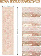 Runner Rug 2x10, Ultra-Thin Kitchen Rugs Non Slip Washable Rugs - Image 2