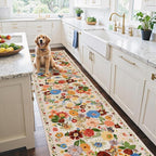 Rug for Hallways Kitchen Rug 2'6" x 14', Non Slip Washable Rugs - Image 2
