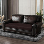 Leather Look Couch Cushion Covers Sofa Seat Slipcovers Sets Couches Furniture - Image 8