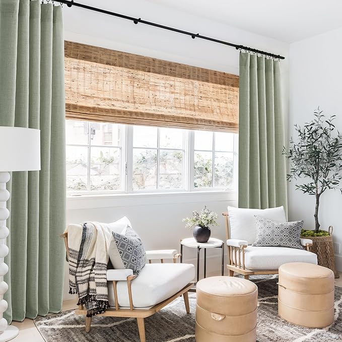 RYB HOME Linen Sheer Curtains and Drapes - Image 6