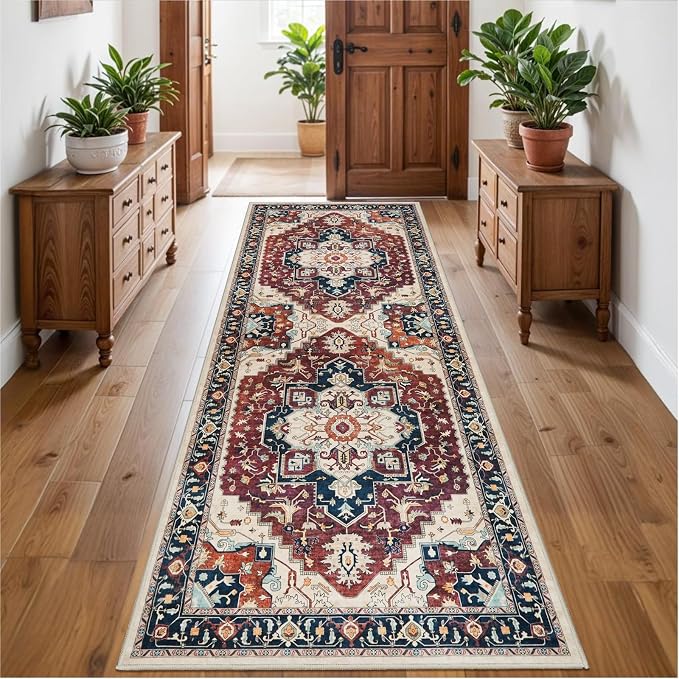 Washable Runner Rug 3x8 by TOPRUUG
