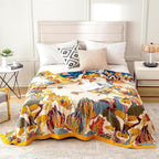MSGKV 100% Cotton Throw Blanket - Image 2