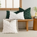decorUhome St. Patrick’s Day Shamrock Pillow Covers 16x16 Inch Set of 2 - Image 3
