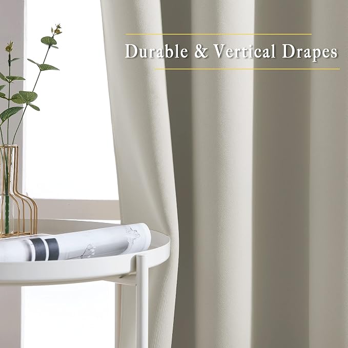 NICETOWN Blackout Curtains for Bedroom 90 inches Long - Image 5
