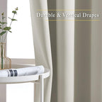 NICETOWN Room Darkening Slding Glass Curtain Panels - Image 5