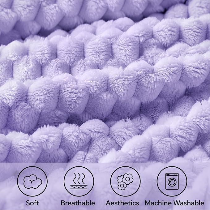 BEDELITE Fleece Twin Blanket for Couch & Bed - Image 3