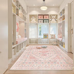 zesthome 7x9 Washable Rugs for Baby Girl, Super Soft Pink Rugs for Nursery Room - Image 8