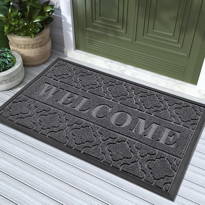 Yimobra Welcome Matt Outdoor Indoor 29.5x17, All-Weather Waterproof Front Door - Image 8