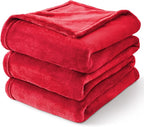 BEDELITE Fleece Blankets Queen Size Red Throw Blankets - Image 7