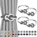 NICEEC 4 Pack Mini Magnetic Curtain Tiebacks Nordic Simple Style Drape Tie by NICEEC