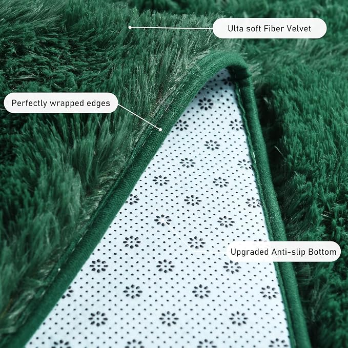 Rugs for Living Room 5x7, Soft Shaggy Modern Shag Area Rug for Bedroom - Image 5