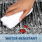 GarveeHome Washable Rug 5x7 Modern Bordered Rug - Image 5