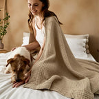 Bedsure 100% Cotton Muslin Throw Blanket Twin XL - Image 9