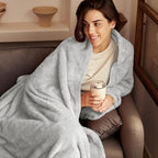 Exclusivo Mezcla Plush Fuzzy Fleece Throw Blanket Extra Large, Super Soft - Image 2