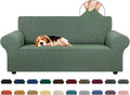 KEKUOU Stretch Loveseat Sofa Cover Slipcover, Couch Covers by KEKUOU