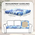 8Pcs Stretch Patio Cushion Covers, Outdoor Couch Covers Replacement, Outdoor - Image 2