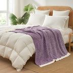 Snuggle Sac Buttery Purple Throw Blanket - Image 7