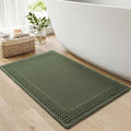 RESARE Christmas Waffle Bath Mat by Resare