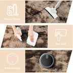 6x9 Fluffy Area Rug for Living Room, Shag Area Rugs for Bedroom, Soft Fuzzy Rug - Image 4