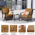 14Pcs Outdoor Cushion Covers, Patio Cushion Covers, Stretch Elastic Slipcovers - Image 3