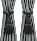 Fenghuangwu 2 Pack Curtain Tie Backs Rope Tassels by fenghuangwu