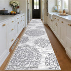 HEBE Hallway Runner Rug 3'x18' Washable Vintage Distressed Area Rugs Non Slip - Image 2