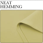 NICETOWN Blackout Curtains for Living Curtains, Paler Yellow, 2 Panels - Image 6