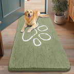 Smiry Dog Door Mat for Muddy Paws, Absorbent Dirt Trapper Non Slip Quick Dry by Smiry