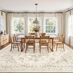 6x9 Area Rugs for Living Room: Vintage Boho Neutral Washable Rug Indoor Soft - Image 9