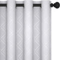 Deconovo White Room Darkening Curtains by Deconovo