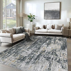 XLUEZ 6x9 Area Rugs for Living Room, Washable Modern Abstract Large Area Rug by XLUEZ