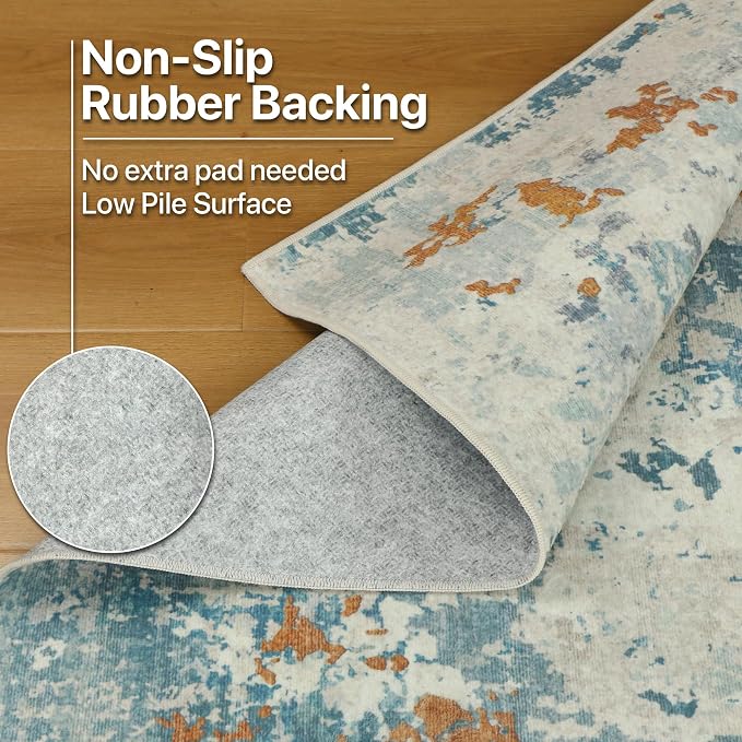 BEIMO Area Rugs 5x7 for Living Room Bedroom, Modern Abstract Machine Washable - Image 8